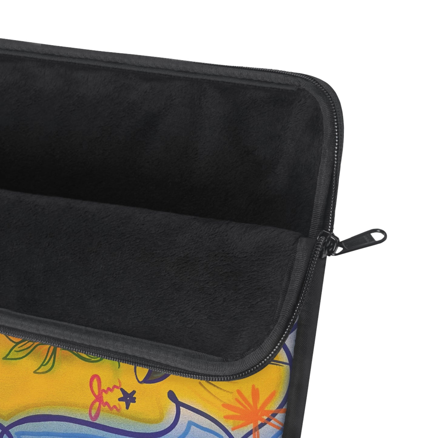 "citrus coastline" airbrush laptop sleeve