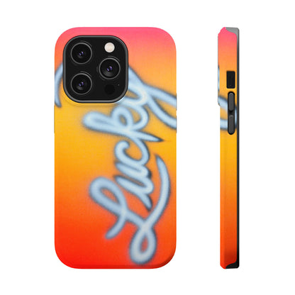 MagSafe "lucky" airbrush iPhone case