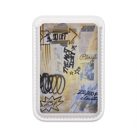 "golden glacier" airbrush vegan wallet (Magsafe® Compatible)