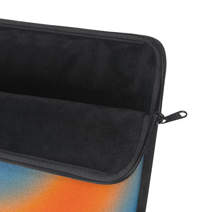 "citrus sky aura" airbrush laptop sleeve
