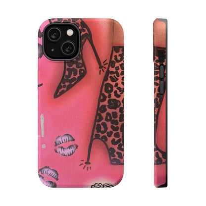 MagSafe "cheetah boots" airbrush iPhone case