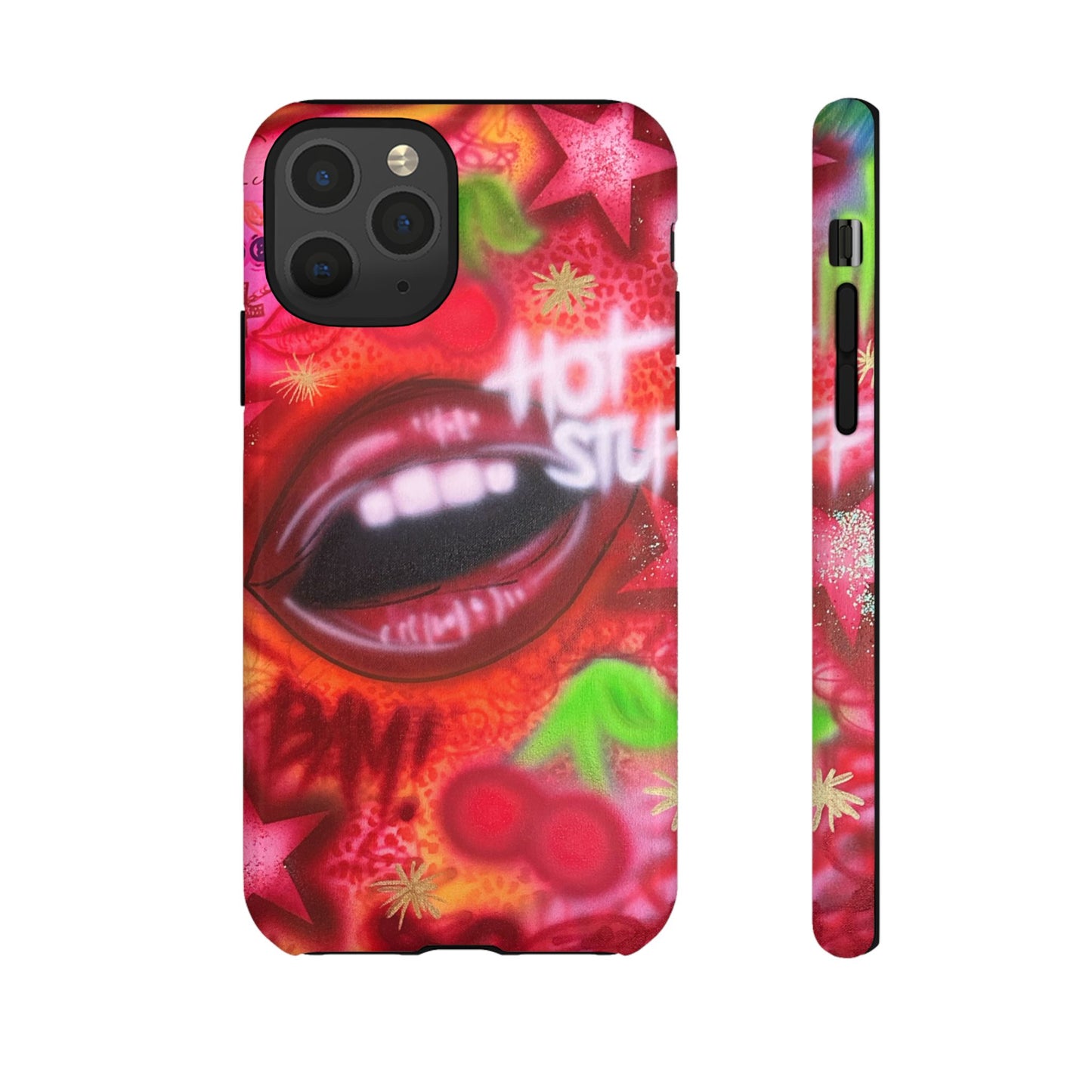 "hot stuff" airbrush iPhone case
