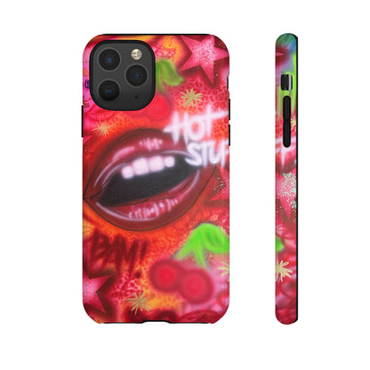 "hot stuff" airbrush iPhone case