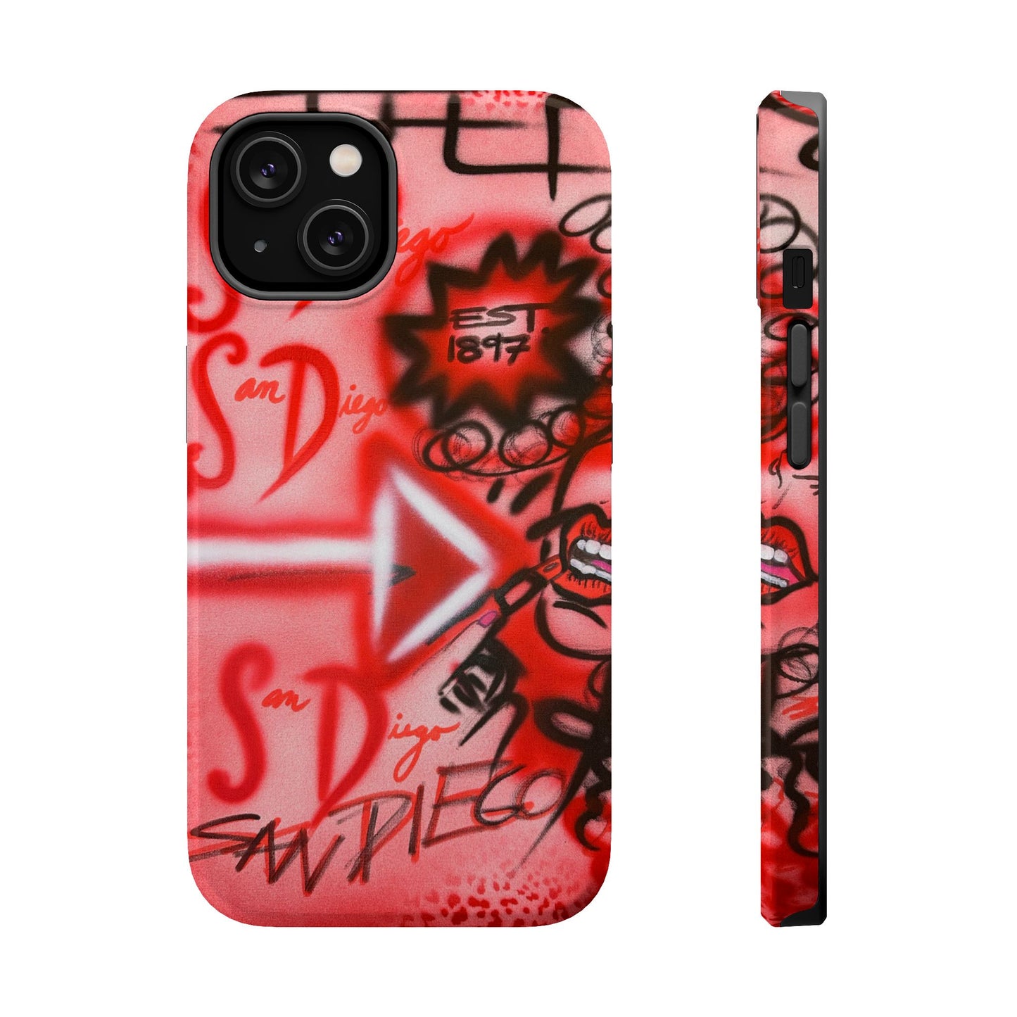 MagSafe "san diego" airbrush iPhone case