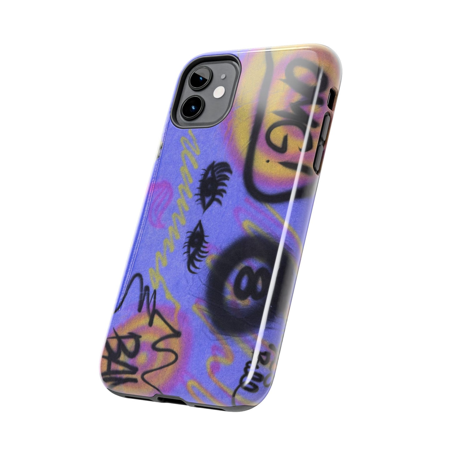 "eye$ on lies" airbrush iPhone case