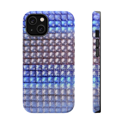 MagSafe "blue studs" airbrush iPhone case