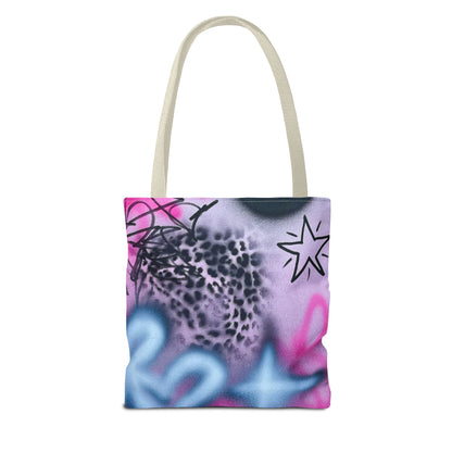 "onyx cheetah" airbrush tote bag
