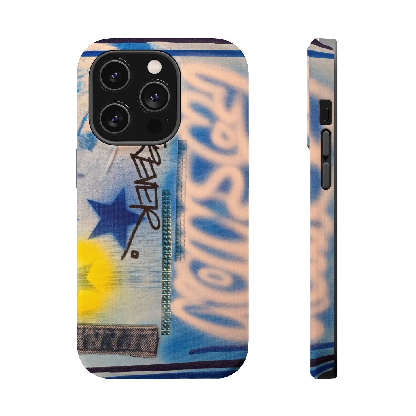 MagSafe "fashion forever" airbrush iPhone case