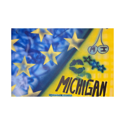 "ann arbor, mi" airbrush horizontal print