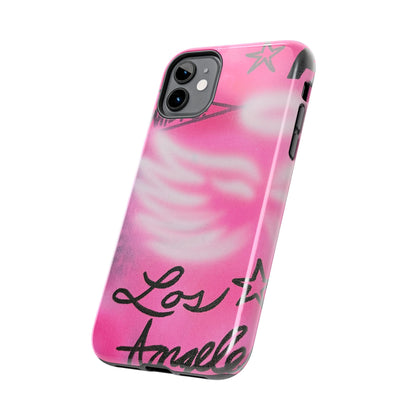 "pink angel wings" airbrush iPhone case