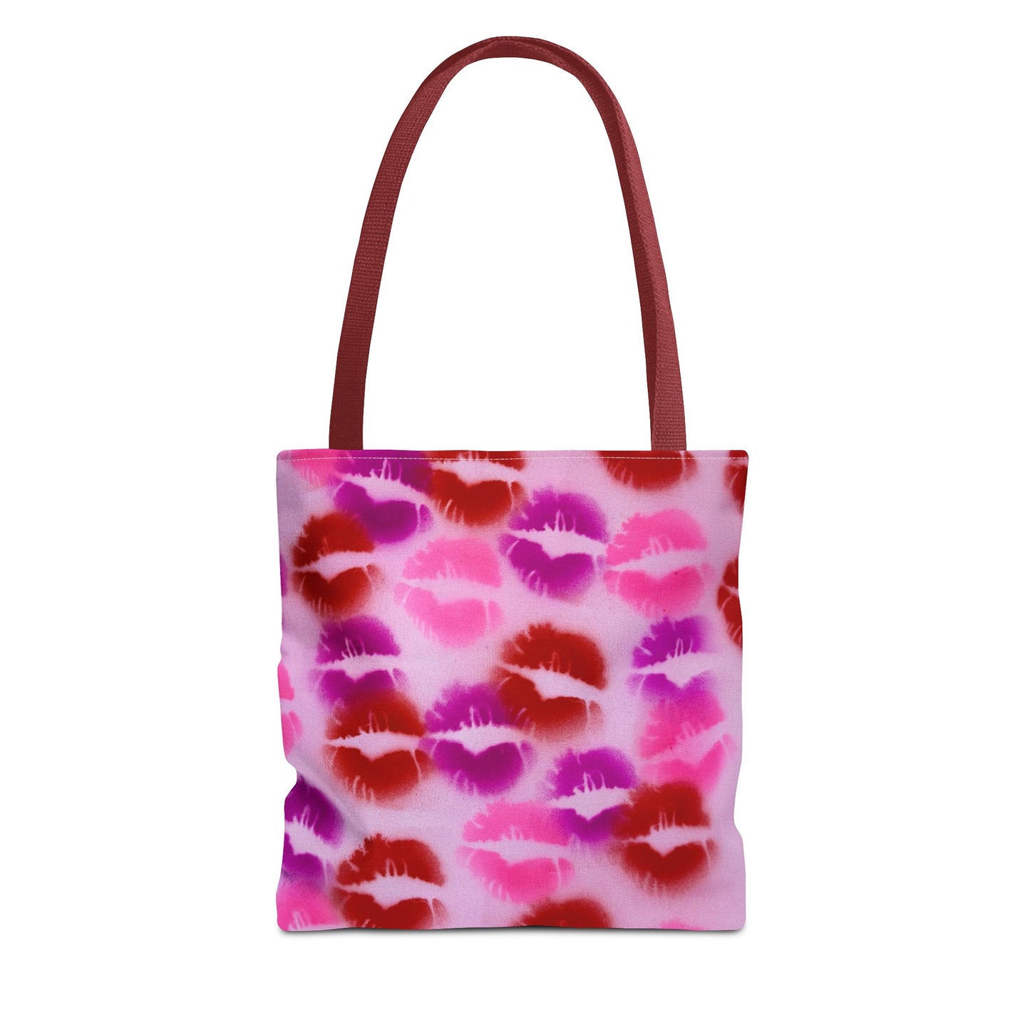 "mwah!" airbrush tote bag