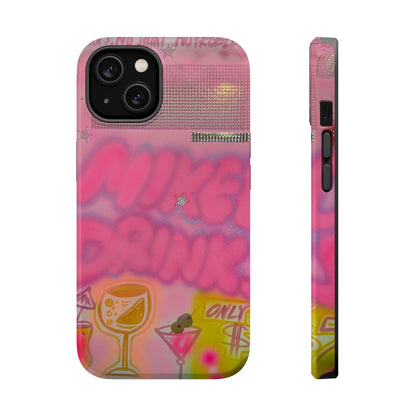 MagSafe "mixed drinks" airbrush iPhone case