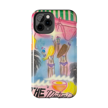 "kinis & tinis" airbrush iPhone case