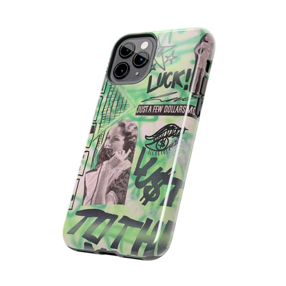 "lust over luck" airbrush iPhone case