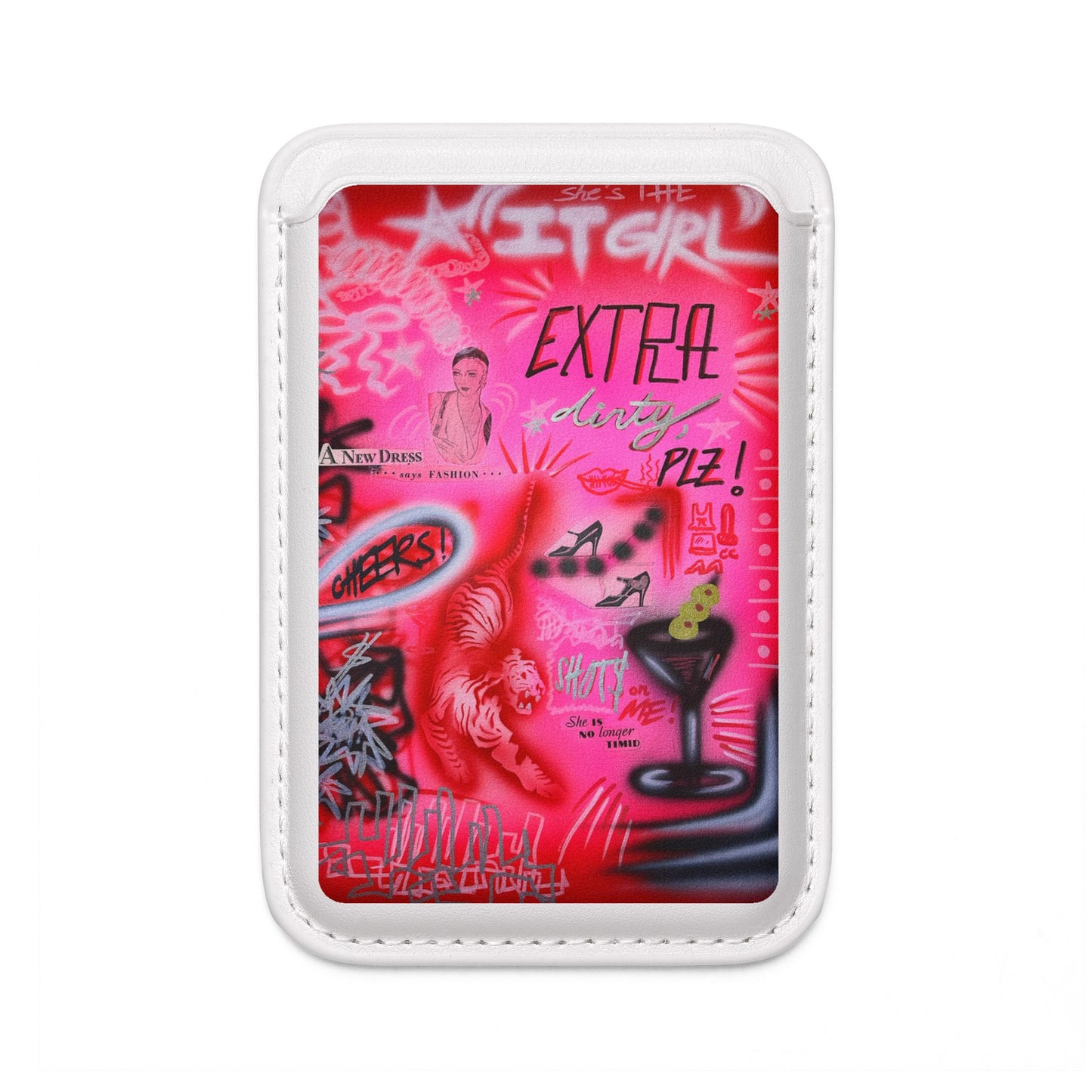 "extra dirty" airbrush vegan wallet (Magsafe® Compatible)