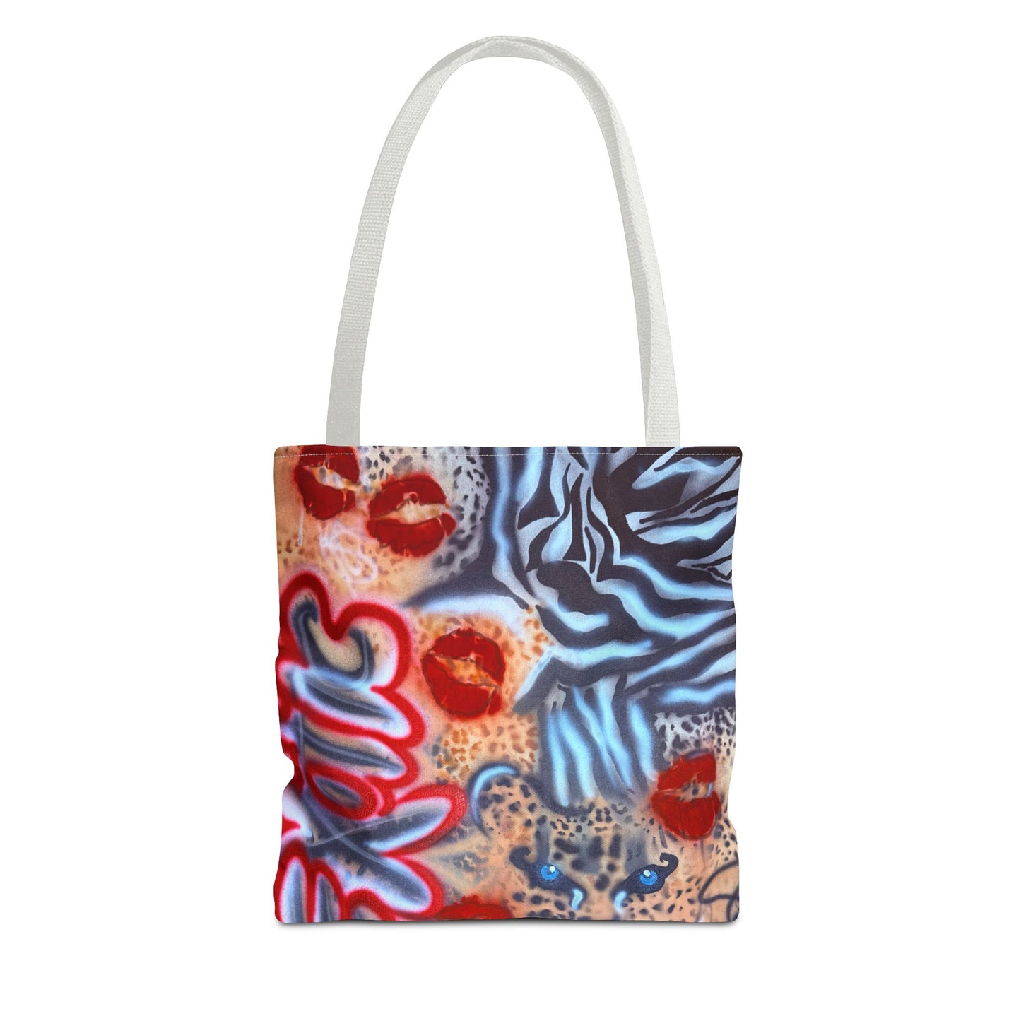 "in the wild" airbrush tote bag