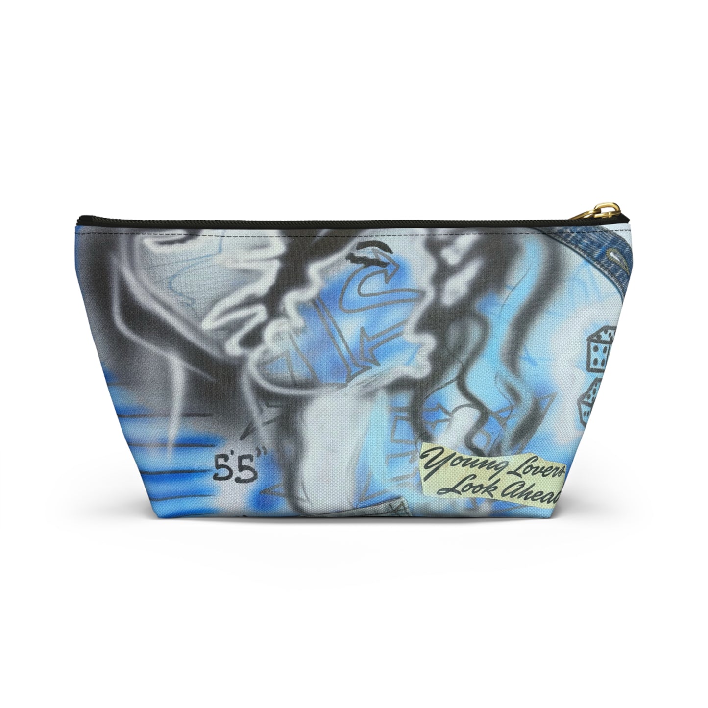 "young lovers" airbrush makeup pouch