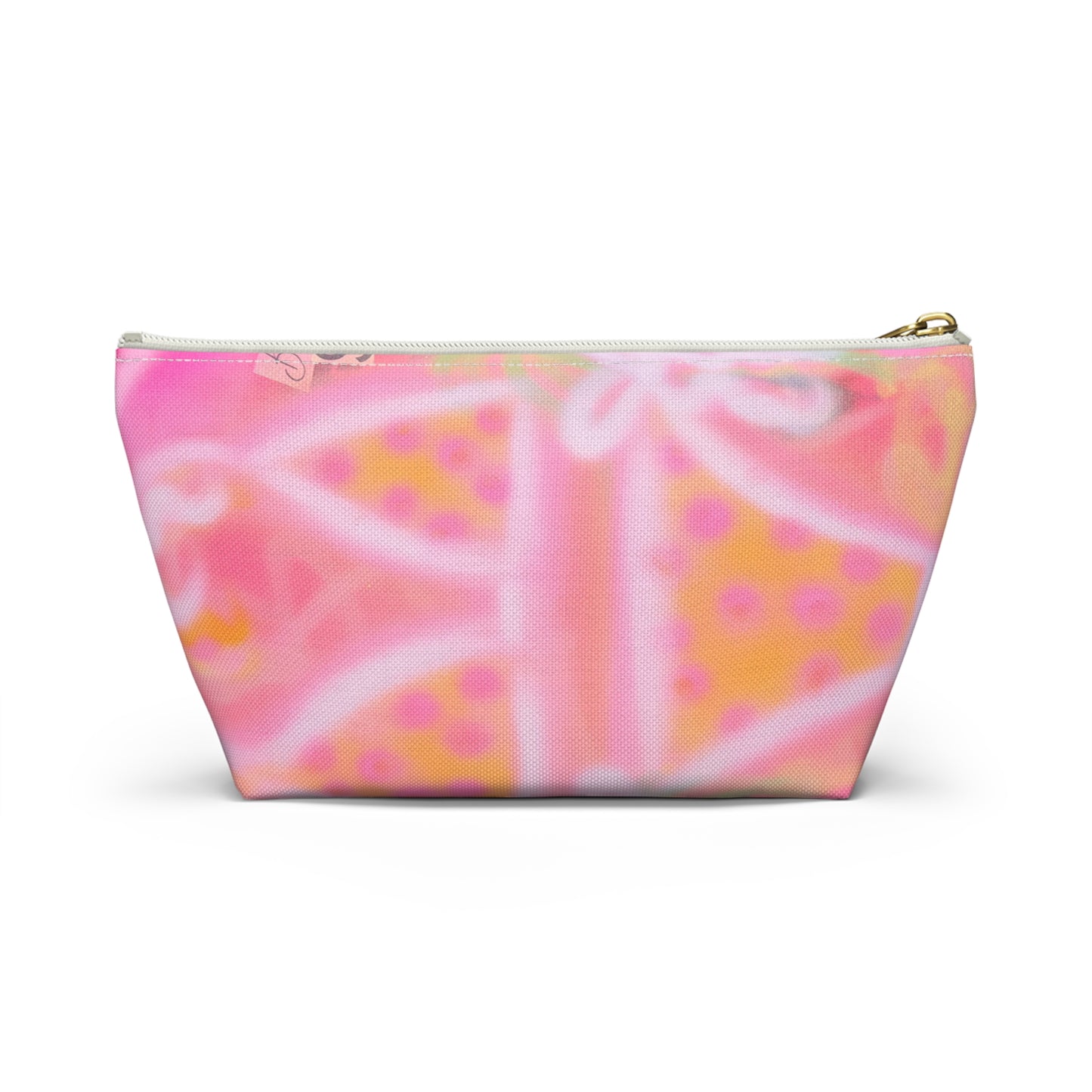 "yellow polka dot bikini" airbrush makeup pouch