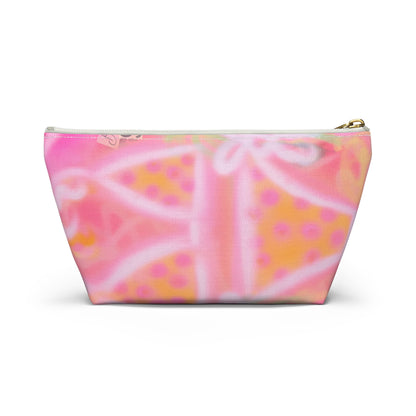 "yellow polka dot bikini" airbrush makeup pouch