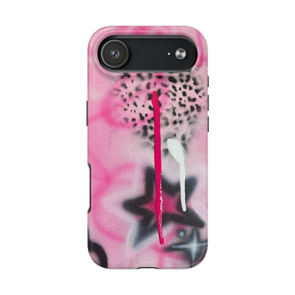"pink cheetah" airbrush iPhone case