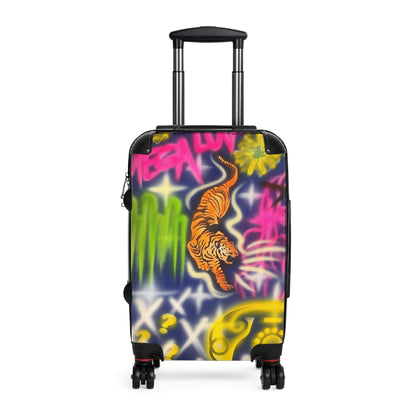 "mega luv" airbrush suitcase