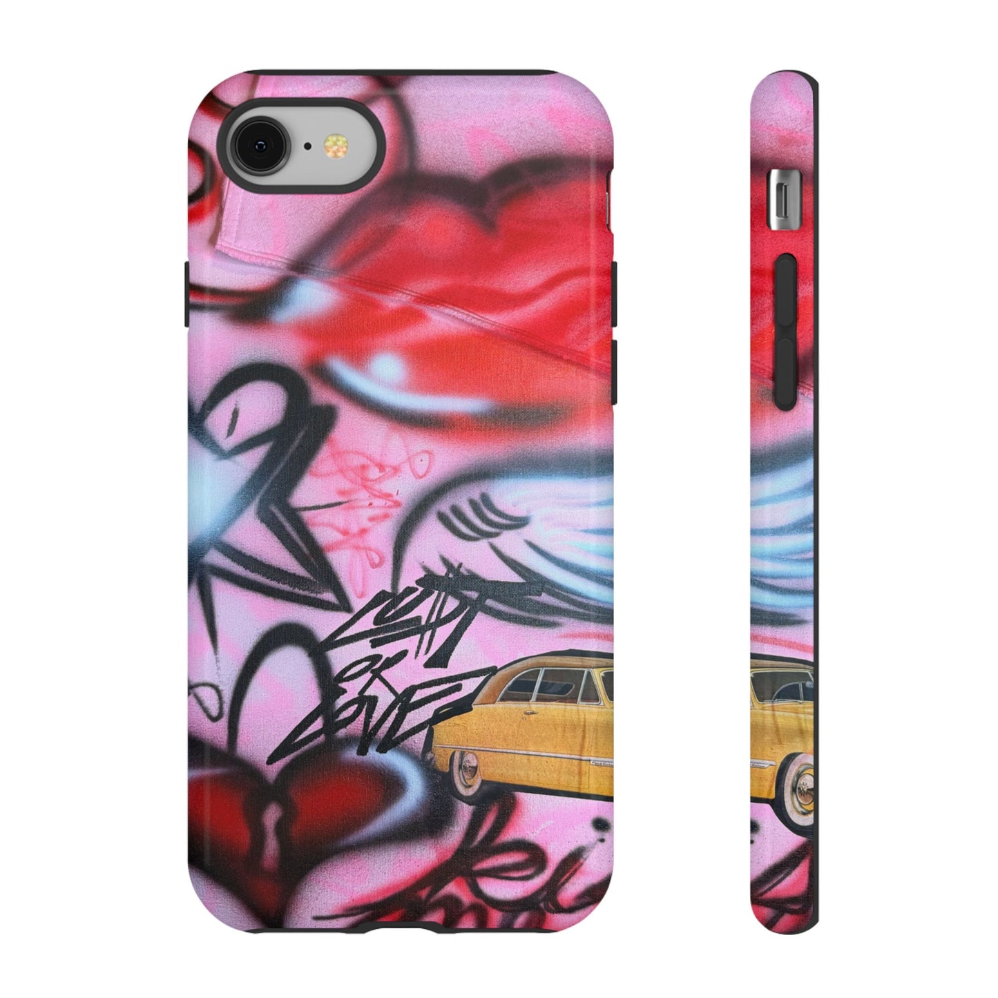 "lust or love" airbrush iPhone case