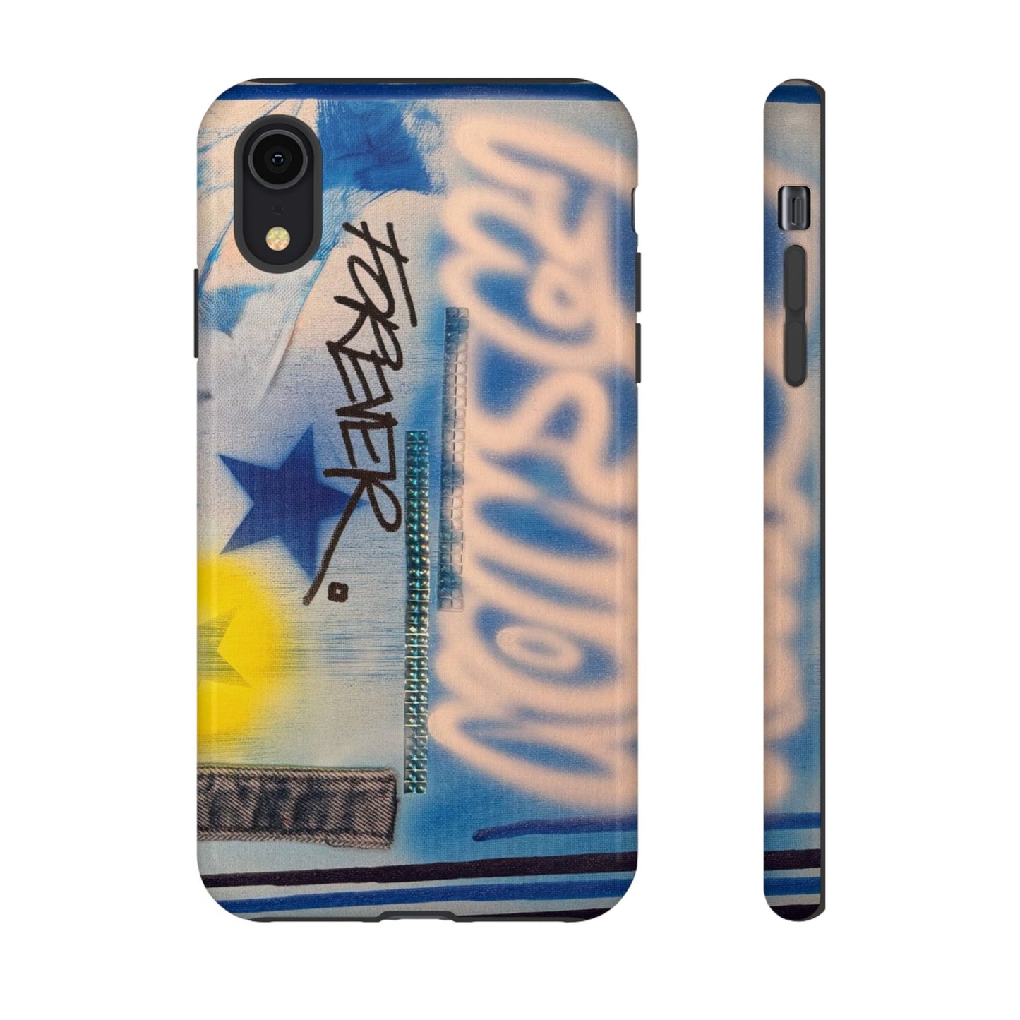 "fashion forever" airbrush iPhone case
