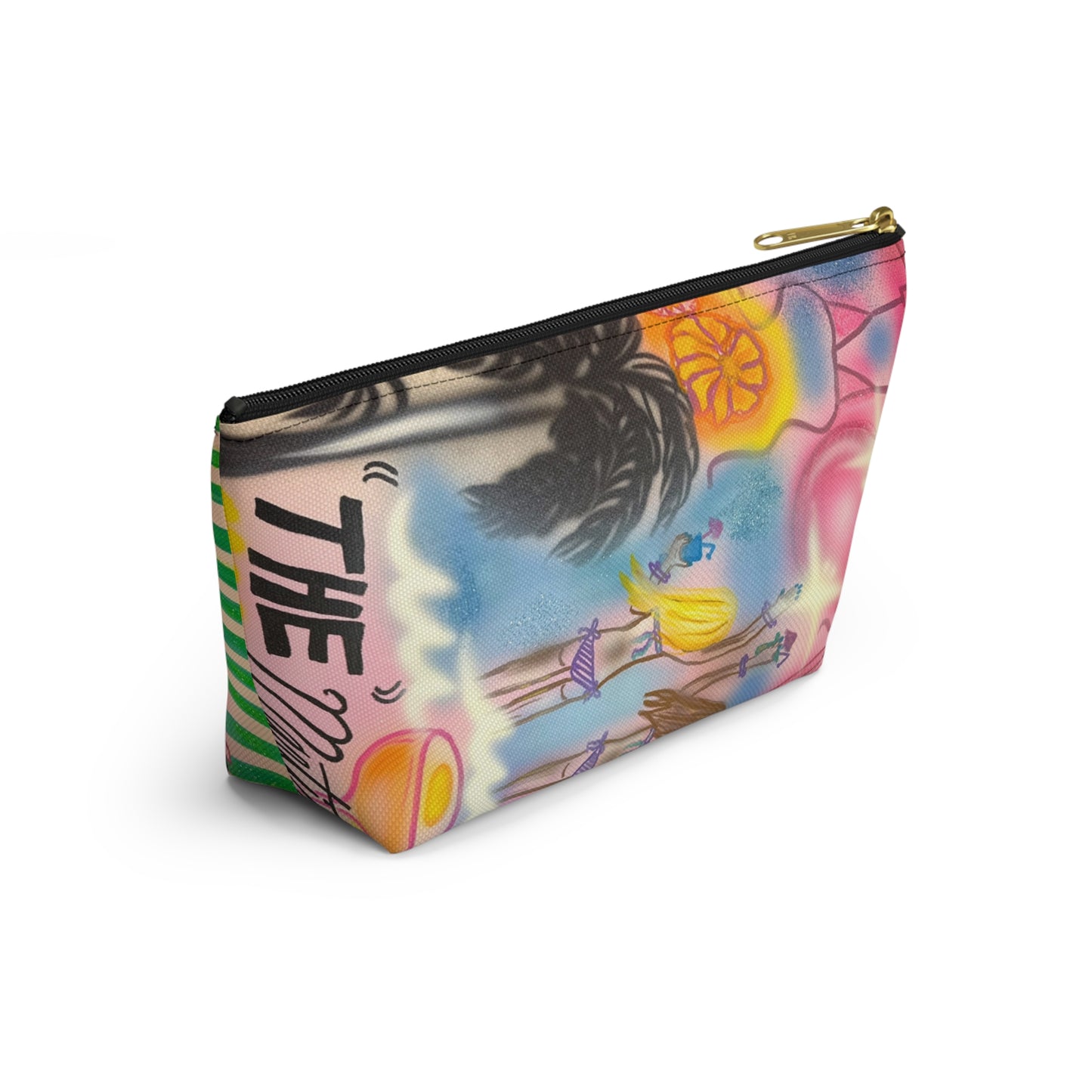 "kinis & tinis" airbrush makeup pouch