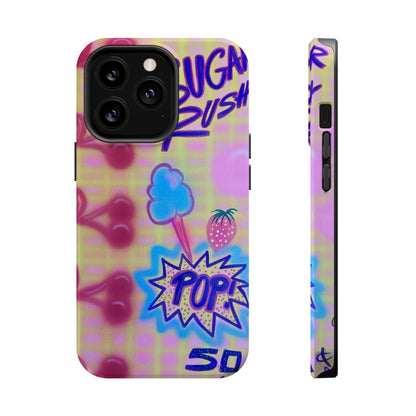 MagSafe "sugar rush" airbrush iPhone case