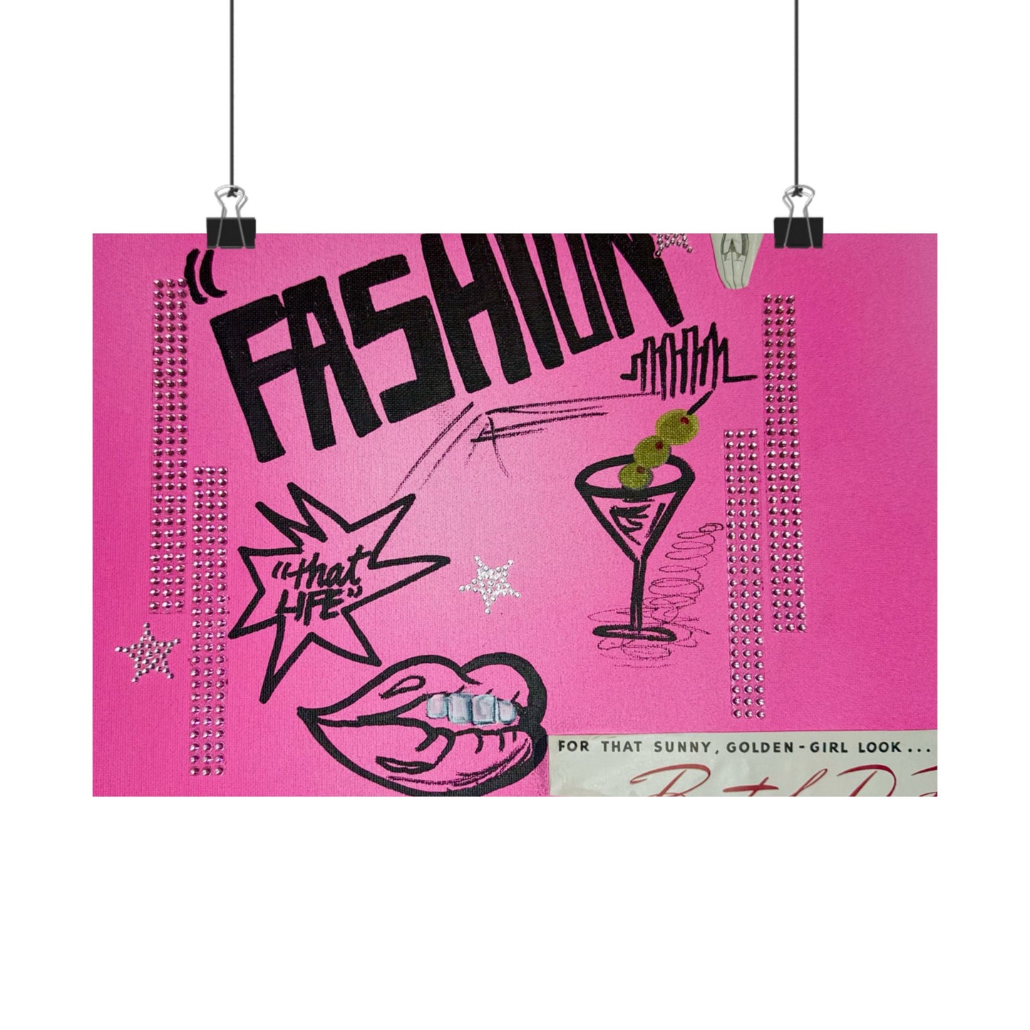 "high fashion" airbrush horizontal print