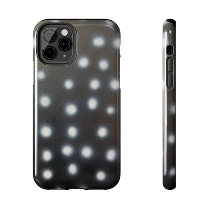 "coconut noir polka dot" airbrush iPhone case