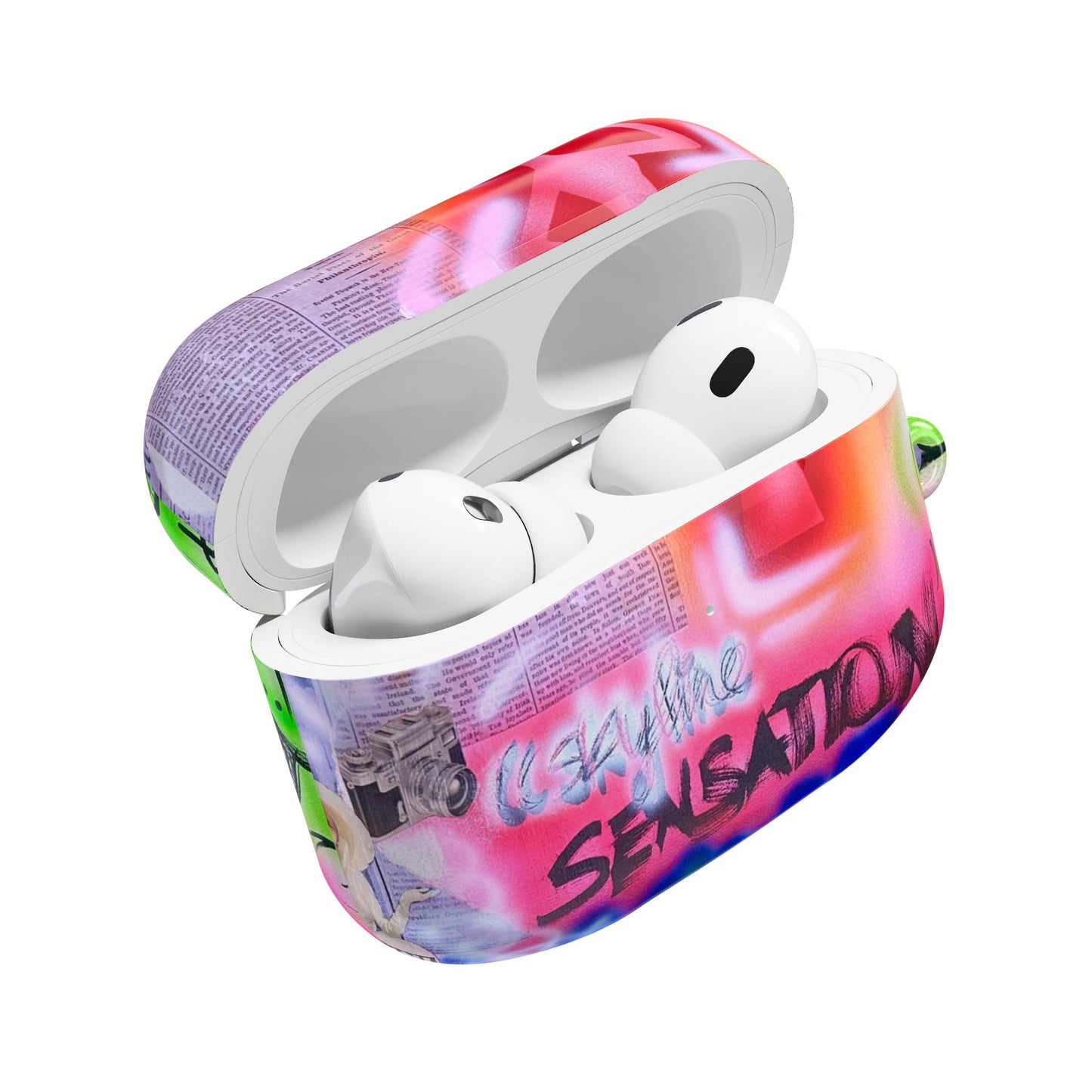 "skyline sensation" airbrush airpod cases