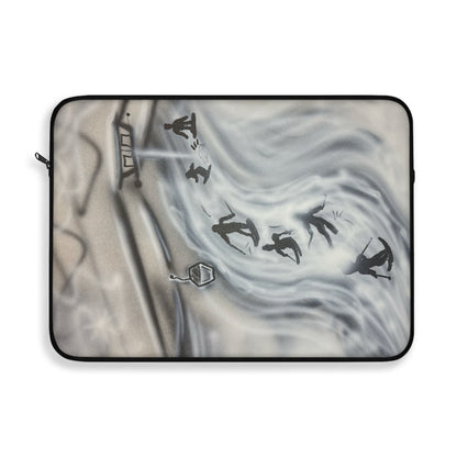 "arctic avalanche" airbrush laptop sleeve