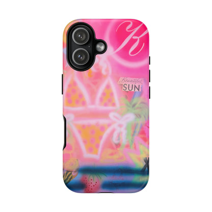 "santa monica strawberry" airbrush iPhone case