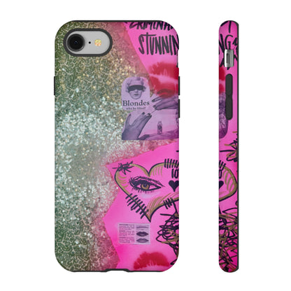 "glitter gloss" airbrush iPhone case