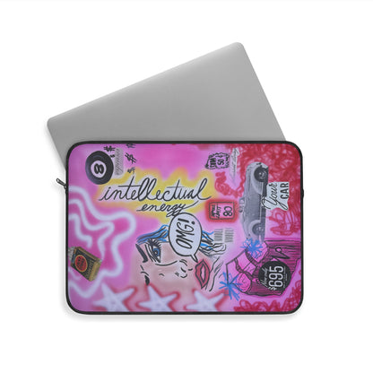 "intellectual energy" airbrush laptop sleeve