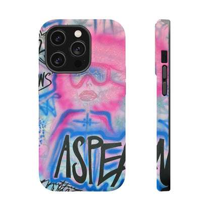 MagSafe "aspen aspirations" airbrush iPhone case