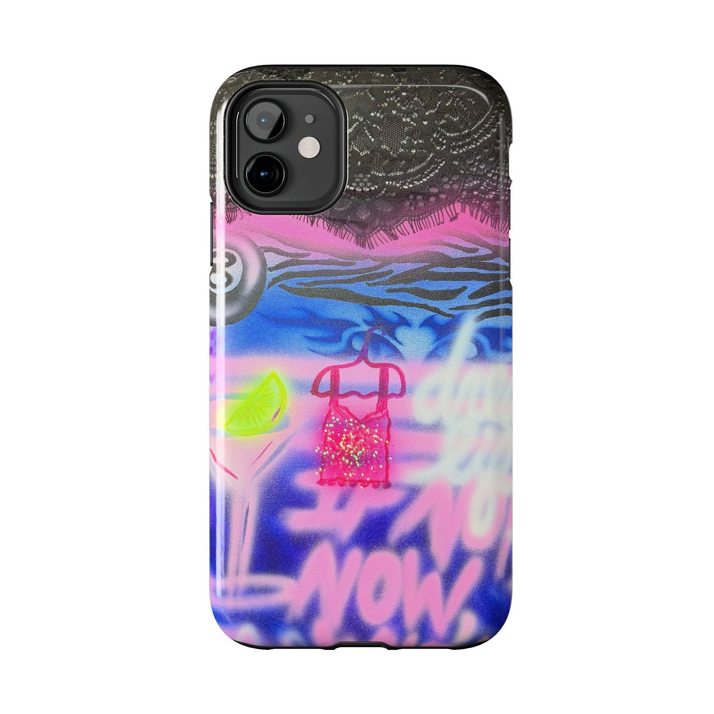 "dream life pt. 2" airbrush iPhone case