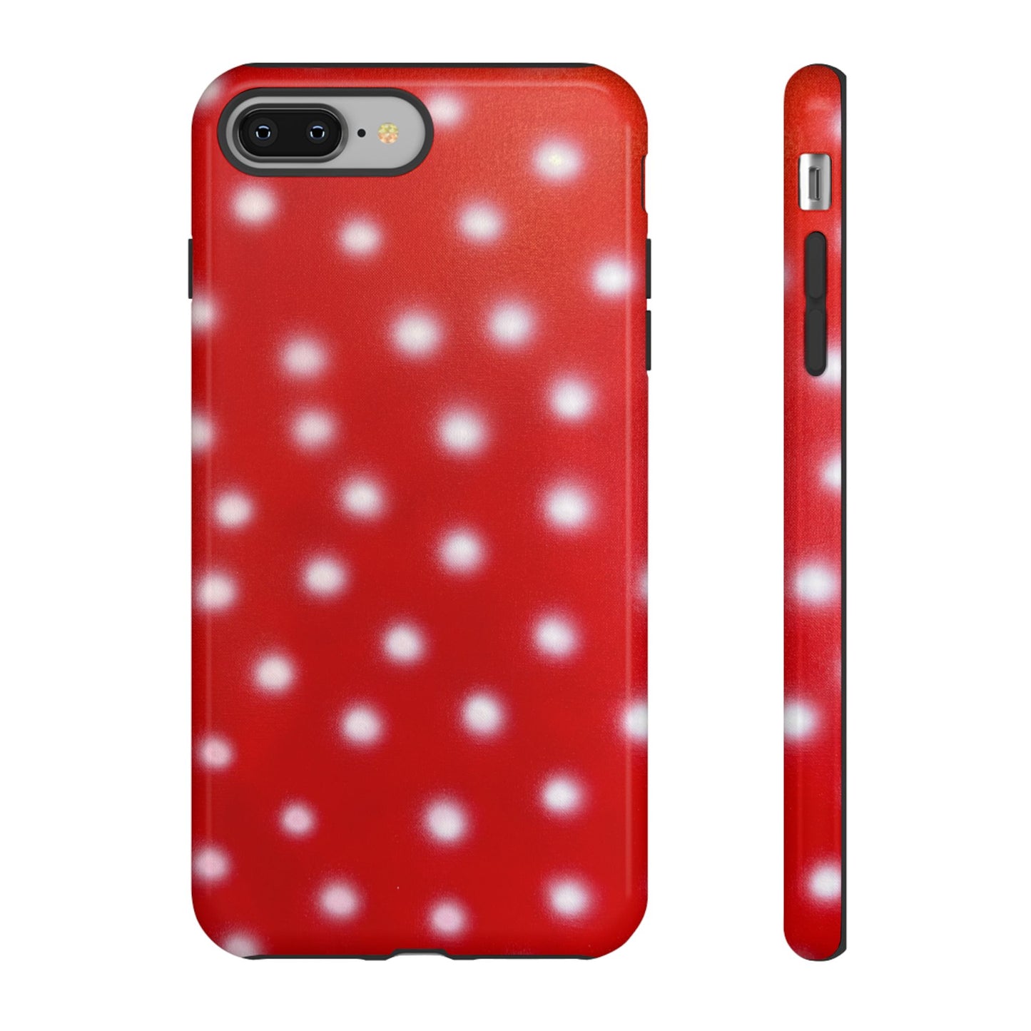 "cherry crush polka dot" airbrush iPhone case