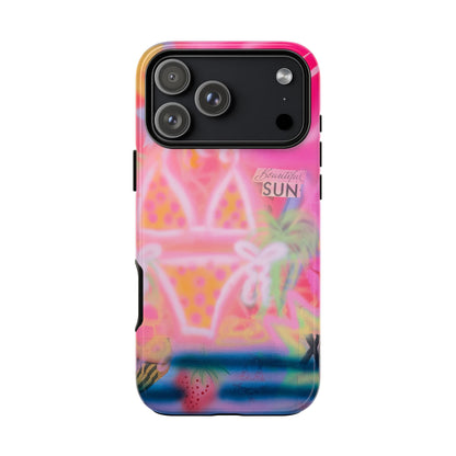 "santa monica strawberry" airbrush iPhone case