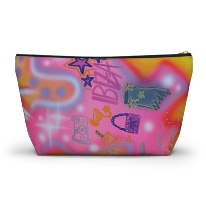 "ibiza" airbrush makeup pouch