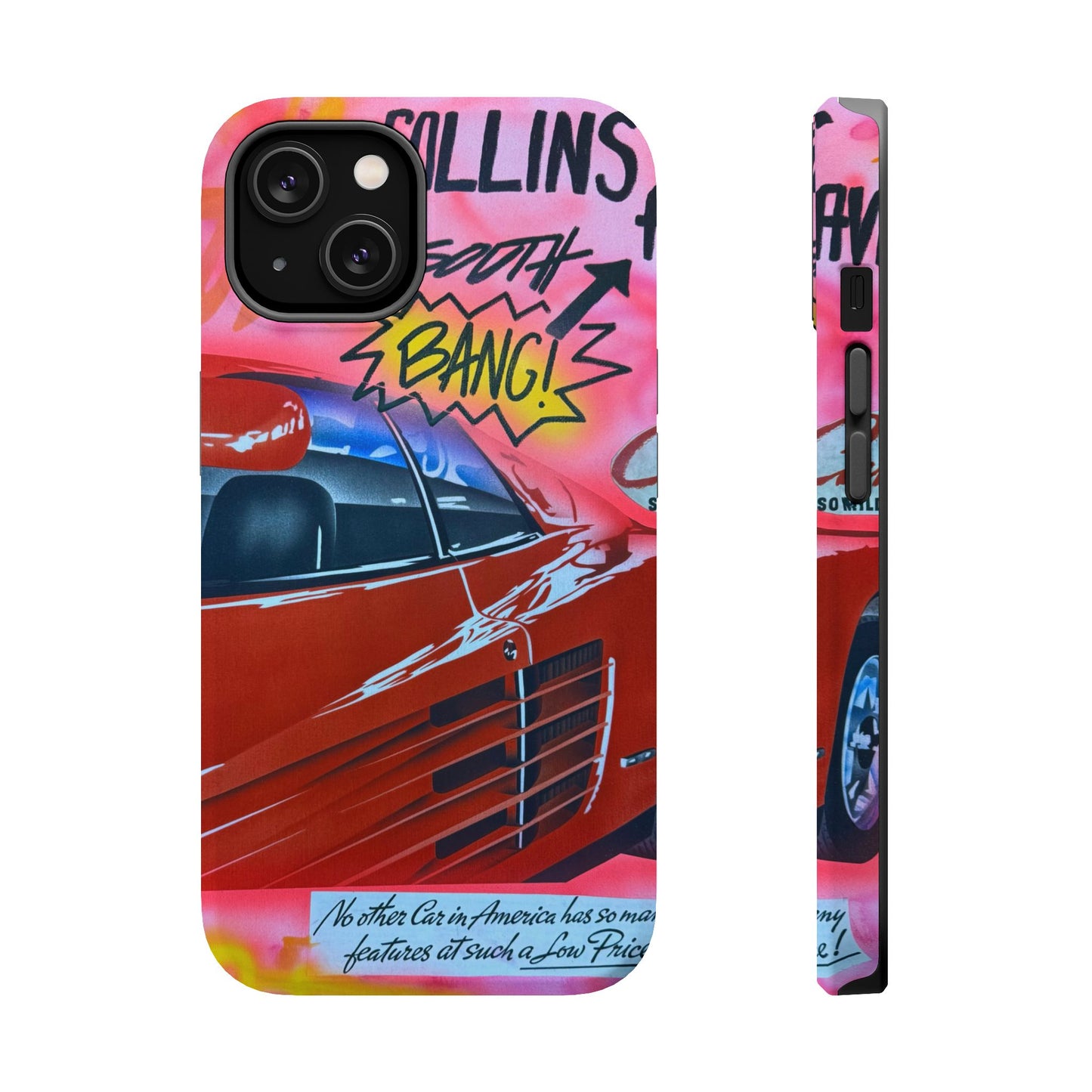 MagSafe "miami momentos" airbrush iPhone case