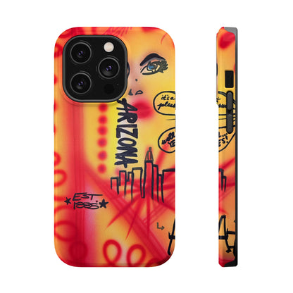 MagSafe "tempe, az" airbrush iPhone case