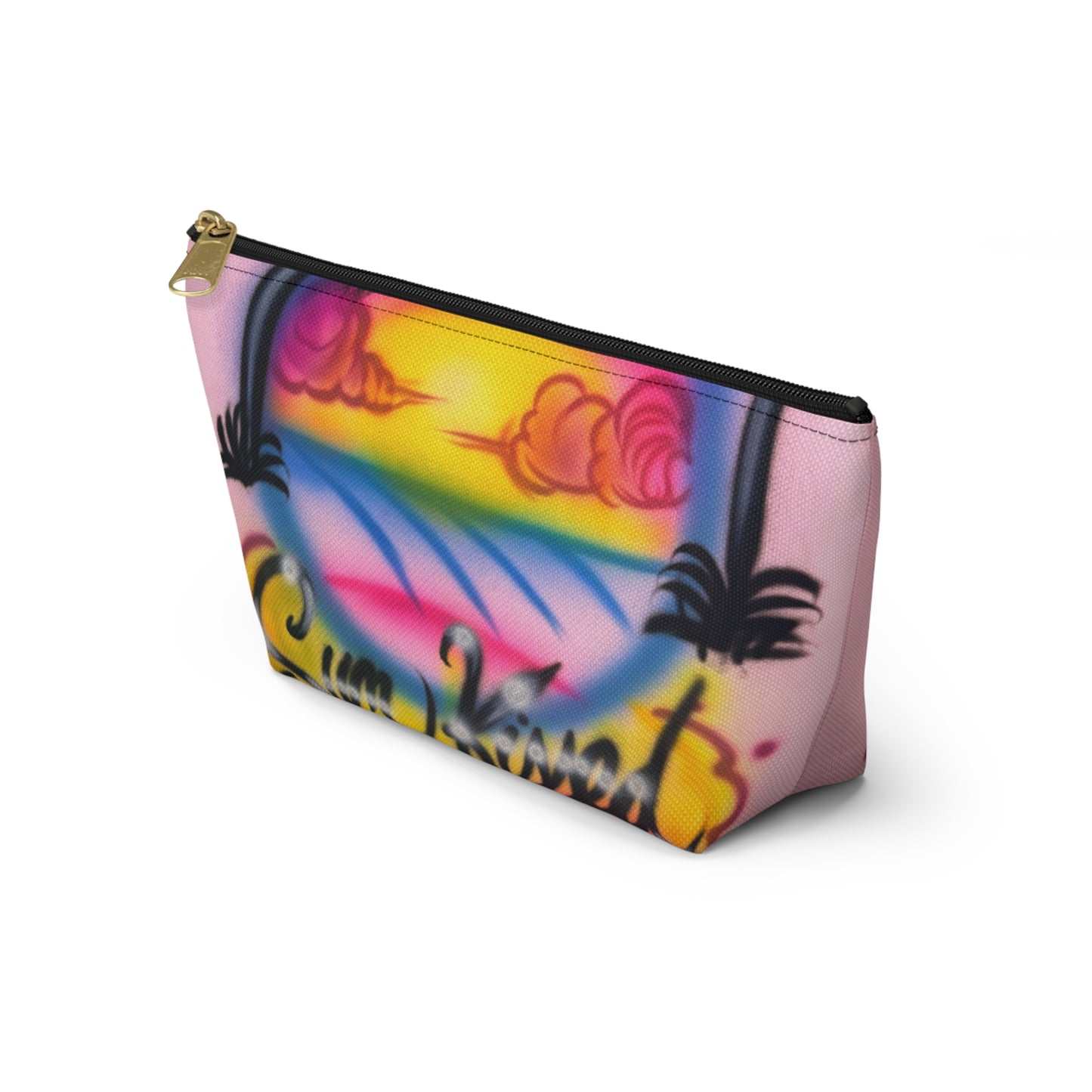 "sunkissed" airbrush makeup pouch