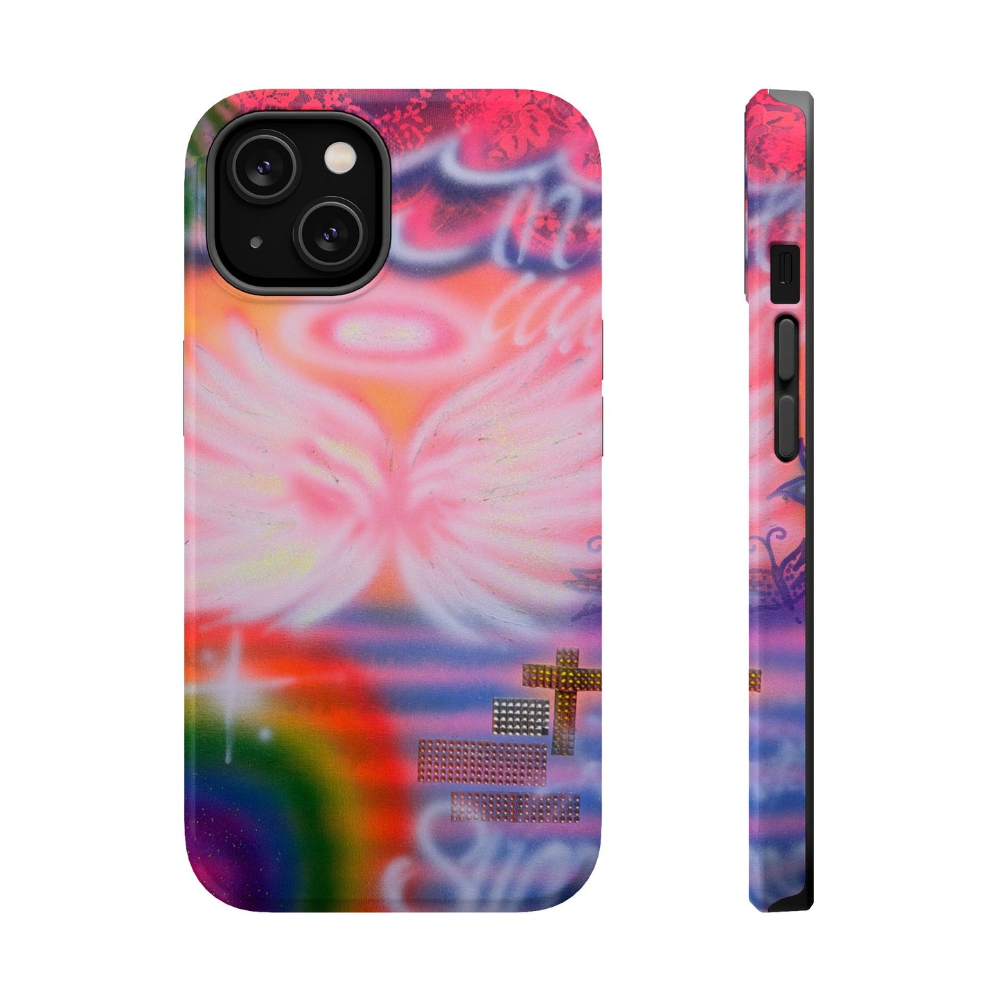 MagSafe "summer bliss" airbrush iPhone case