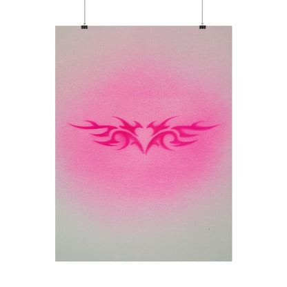 limited edition "trampstamp" airbrush rolled print