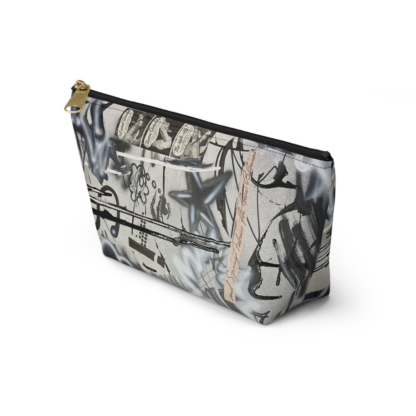 "monochrome mood" airbrush makeup pouch