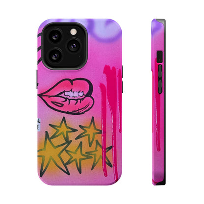 MagSafe "star drip" airbrush iPhone case