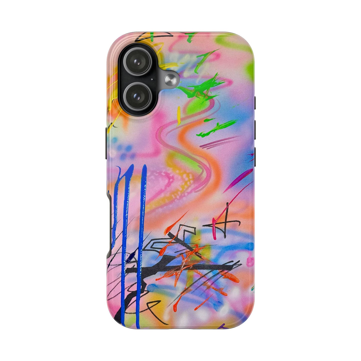 "neon haze" airbrush iPhone case