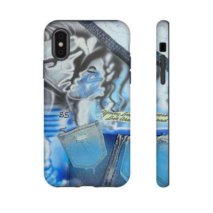"young lovers" airbrush iPhone case